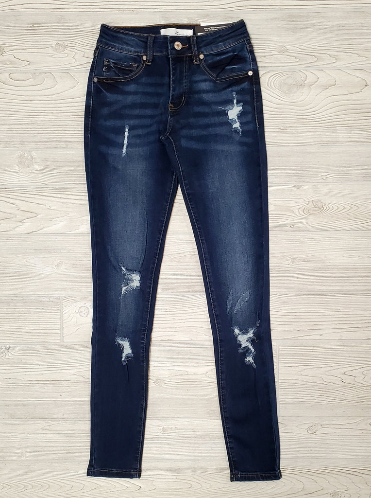Christie Mid-Rise Distressed Skinny with Stretch