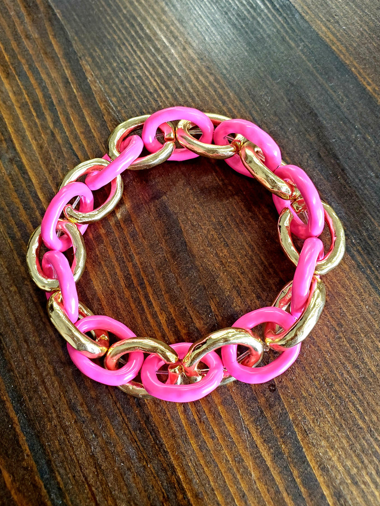 Linked Chain Bracelet - Multi