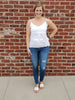 Lauren Tiered Tank - Ivory