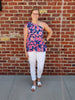 Genevieve Floral One Shoulder Top