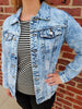 Odessa Distressed Jean Jacket - Denim