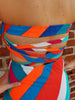 Bernetta Strapless Cross Back Maxi Dress