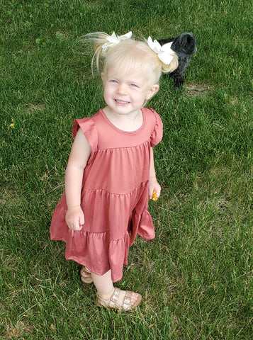Roxie Button Sun Dress - KIDS