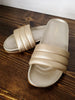 Dottie Champagne Slip On Sandal
