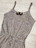 Brooke Leopard Romper - White