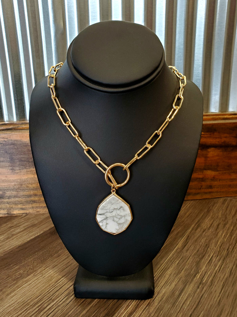 Gold Chain Pendant Necklaces - Multi