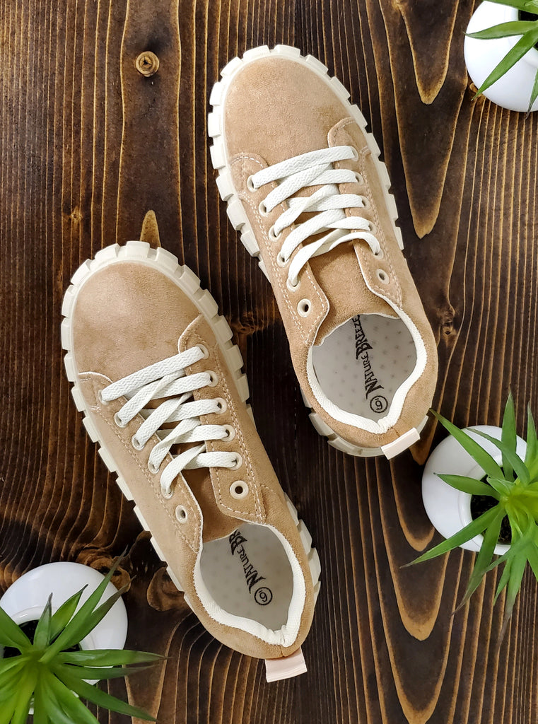 Brittany Camel & Ivory Sneakers