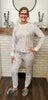 Izzie Splatter Leopard Loungewear Set