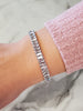 Lacey Tennis Bracelet - Silver