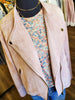Morgan Blush Suede Jacket