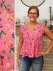 Kailey Babydoll Ruffle Tank