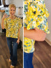 Anastasia Floral Flutter Sleeve Blouse