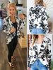 Joslin Floral Blazer - Black/White