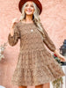 London Leopard Print Baby Doll Dress