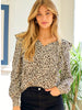 Tracey Ruffle Blouse - Cream