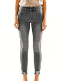 Gracie High Rise Ankle Skinny - Gray