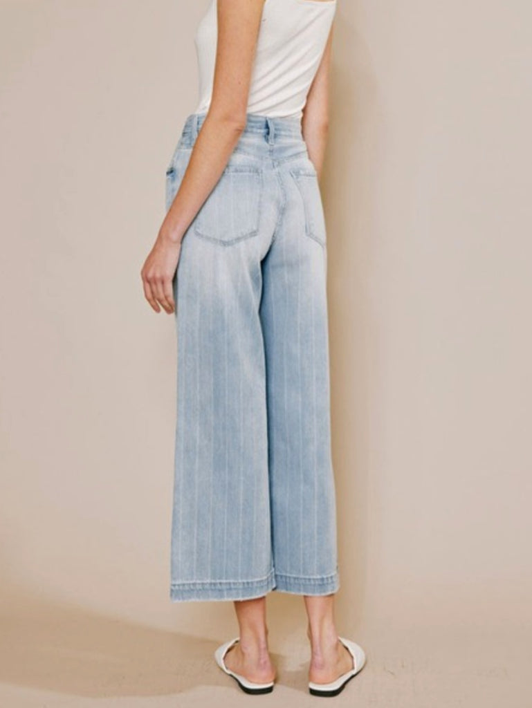 Courtney Wide Leg Button Fly Jeans