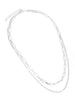 Isabella Layered Metal Chain Necklace