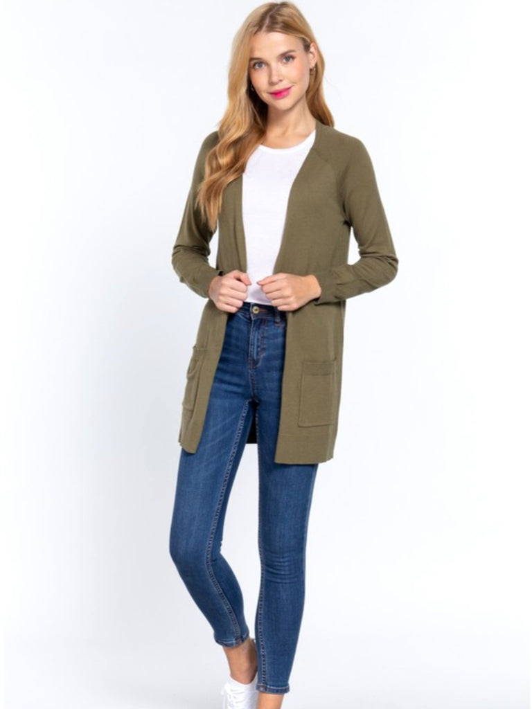 Steph Long Pocket Cardigans - Multi