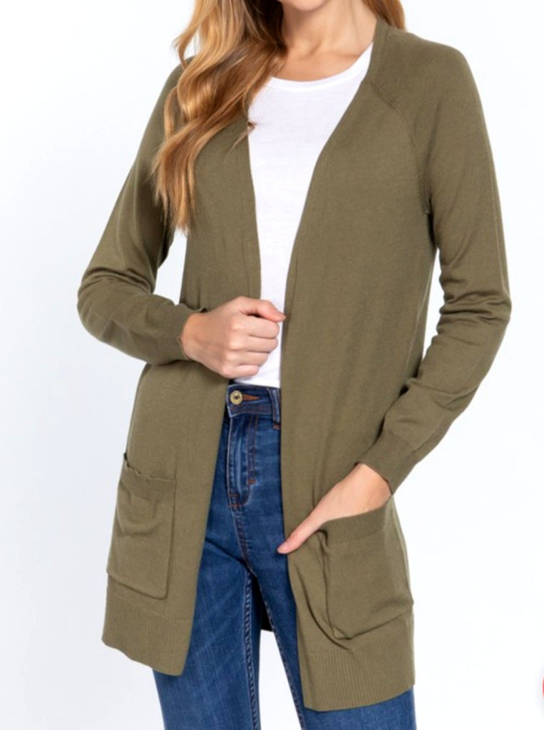 Steph Long Pocket Cardigans - Multi