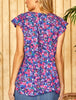 Tonya Floral Flutter Sleeve