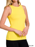 Landrey Ribbed Fitted Tank Top - Multi