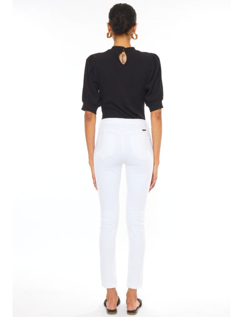 Bethany Classic White Skinny Jeans