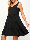 Kinsley Tiered Dress - Black