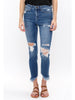 Louise Mid Rise Crop Skinny