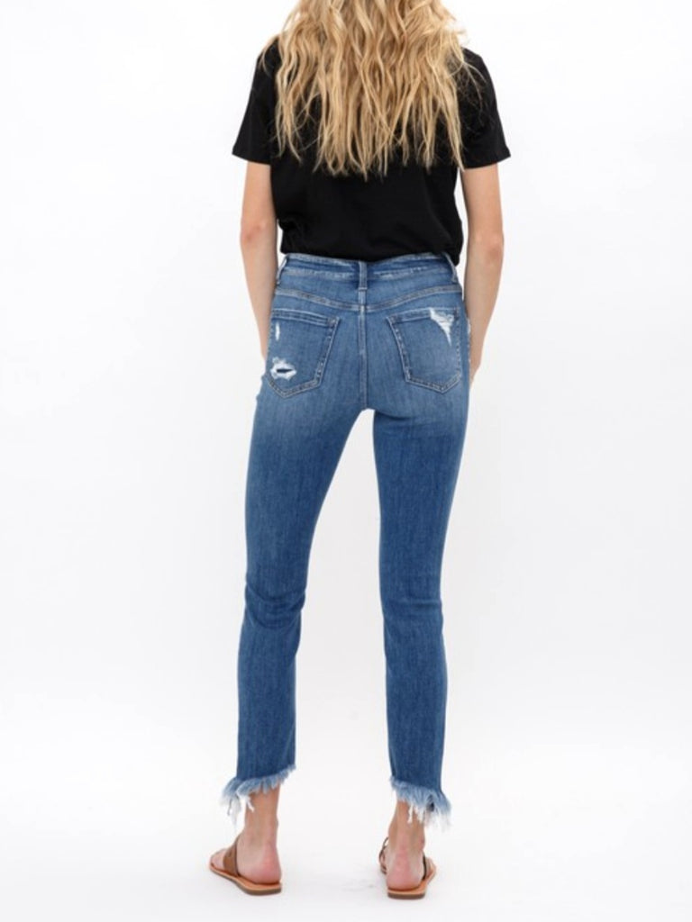 Louise Mid Rise Crop Skinny