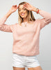 Gerri Jacquard Sweater - Blush