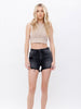 Reggie High Rise Shorts - Charcoal