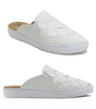Reena Ivory Weaved Slip On Shoes