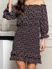 Monique Smocked Floral Dress- Purple
