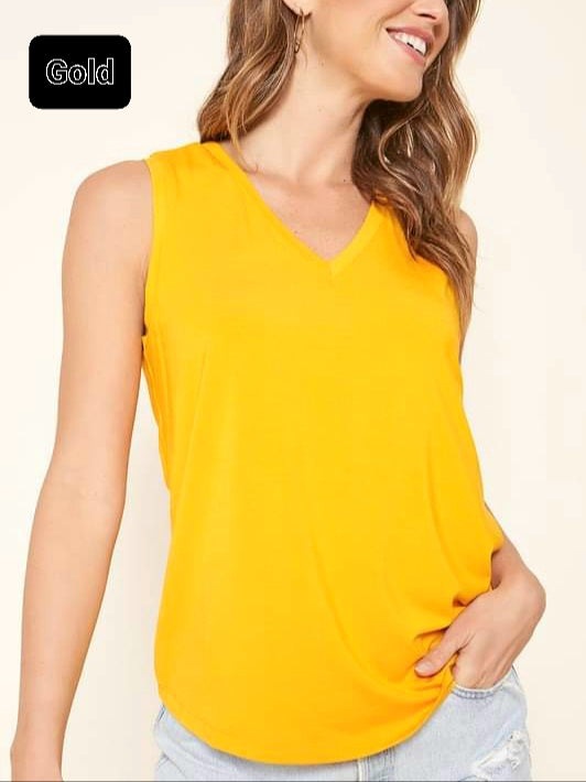 Betty V-Neck Perfect Tanks- Multi